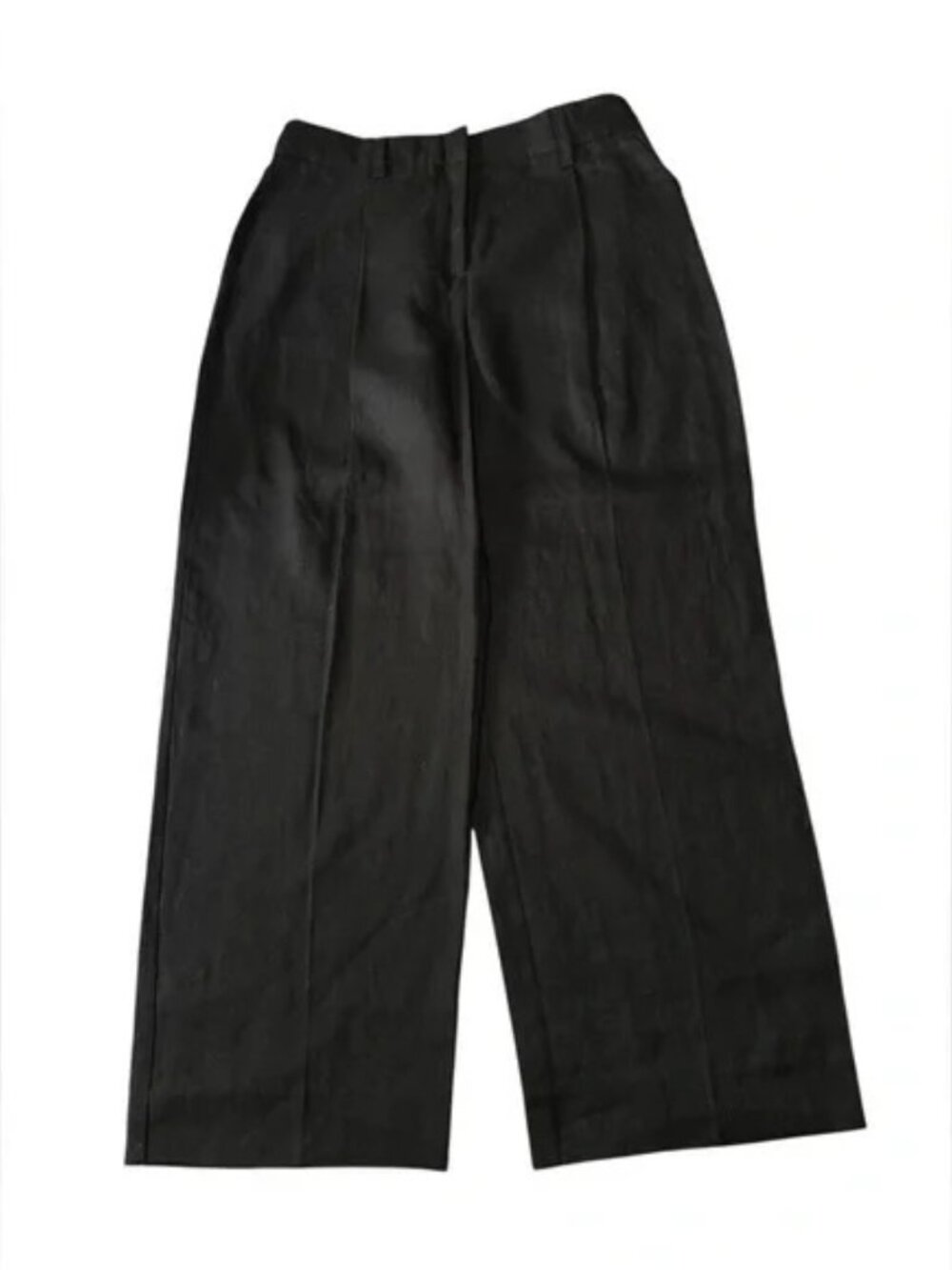 Reformation 'Alex' Black Linen Linen Pant Size 8 Petite 100% Linen - Picture 2 of 10